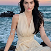 1Pc Alloy with Plastic Pearl Arm Cuff Bangles for Women BJEW-CY0001-14P-6