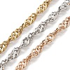 304 Stainless Steel Multi Layered Rope Chain Necklaces NJEW-H043-13MC-2