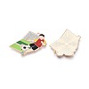 Alloy Enamel Pendants ENAM-T025-01G-10-2