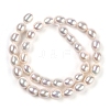 Natural Cultured Freshwater Pearl Beads Strands PEAR-U001-01B-3