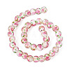 1 Strand Handmade Glod Sand Lampwork Beads Strands LAMP-TA0002-09I-2