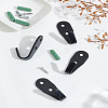 Iron Wall Mounted Coat Hook Hangers AJEW-WH0348-684-1