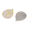 Two Tone 304 Stainless Steel Pendants STAS-L314-10GP-03-2