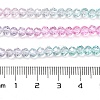 Transparent Painted Glass Beads Strands X1-DGLA-A034-T4mm-A10-3