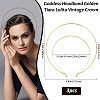 3Pcs Iron Hair Band Findings IFIN-BBC0001-02-2