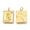 Brass Pendants KK-B027-01G-2