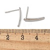 304 Stainless Steel Stud Earring STAS-C117-08P-3