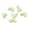 Rack Plating Brass Enamel Charms KK-D073-27G-01-1
