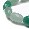 Natural Green Aventurine Stretch Beaded Bracelets BJEW-K213-E01-3