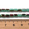 Electroplate Glass Beads Strands EGLA-D031-01-13-4