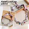 Bees Alloy Enamel & Resin & Glass & Plastic Pearl & Rhinestone Tassel Scarf Choker Necklaces NJEW-SP0001-16B-7