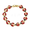 Brass Micro Pave Clear Cubic Zirconia Bangles for Women BJEW-H209-08A-G-4
