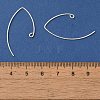 925 Sterling Silver Marquise Ear Wire LS-EJEW-NH0003-01S-3