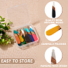 20Pcs 10 Colors Resin & Walnut Wood Big Pendants RESI-TA0001-66-4