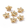 Rack Plating Brass Micro Pave Colorful Cubic Zirconia Beads ZIRC-C040-14G-4