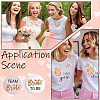 12Pcs Tinplate & Plastic Bride Badges for Wedding Party Bridal Shower Decoration AJEW-SC0032-08B-6