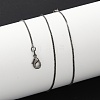 Brass Box Chain Necklaces for Women NJEW-D302-41B-2