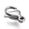 Tarnish Resistant 316 Surgical Stainless Steel Lobster Claw Clasps X-STAS-M281-01P-E-2