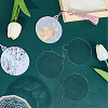 30Pcs Transparent Acrylic Big Pendants MACR-SC0001-74-3