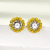 Brass Enamel Stud Earrings KK-CBA8324-27P-02-3