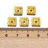Brass Rhinestone Spacer Beads RSB074NFG-2
