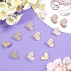 Gorgecraft 12Pcs Alloy Crystal Rhinestone Shank Buttons BUTT-GF0003-65KCG-4