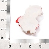 Christmas Duck Theme Opaque Resin Cabochons RESI-Q010-03A-3