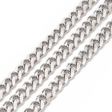 Non-Tarnish 304 Stainless Steel Cuban Link Chains CHS-XCP0001-10