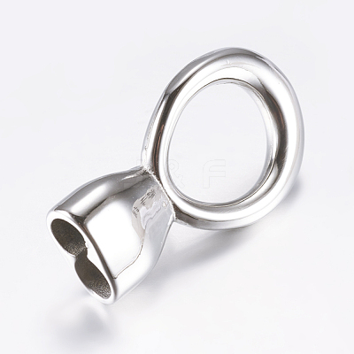 Non-Tarnish 316 Surgical Stainless Steel Hook Clasps STAS-K157-13P-1
