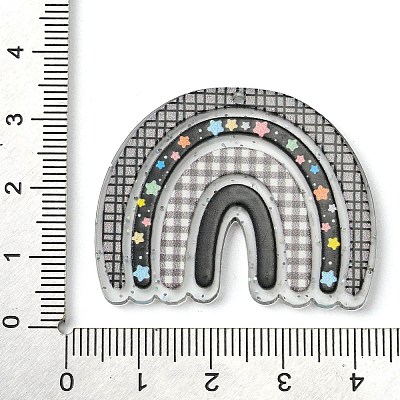 Opaque Acrylic Pendants SACR-P032-01A-1