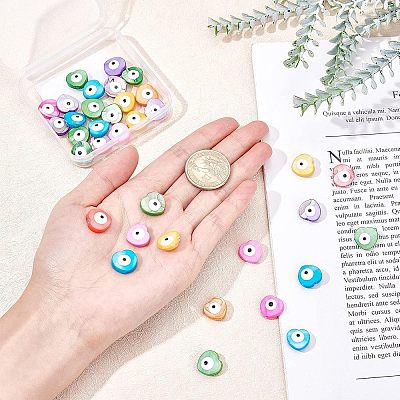 40Pcs Natural Freshwater Shell Beads SHEL-NB0001-34-1