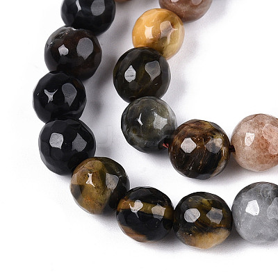 Dyed Natural White Jade Beads Strands G-T139-8mm-60-17-1