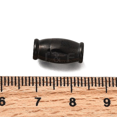 Barrel 304 Stainless Steel Magnetic Clasps STAS-D382-03A-EB-1
