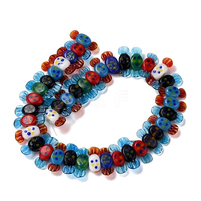 Handmade Lampwork Beads Strands LAMP-I022-24-1