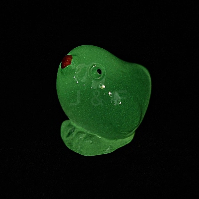 Luminous Resin Chick Display Decoration RESI-WH0038-10E-1