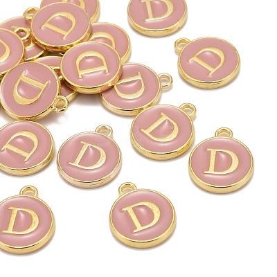 Golden Plated Alloy Enamel Charms X-ENAM-S118-07D-1