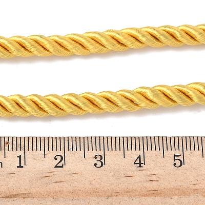 5MM Nylon Twisted Cord Necklace Making FIND-G096-01G-18-1