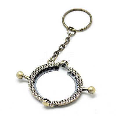 Iron Purse Frame Handle for Bag Sewing Craft Tailor Sewer X-FIND-T008-186AB-1