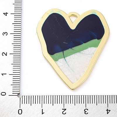 Alloy Enamel Pendants PALLOY-S034-02KCG-L-1