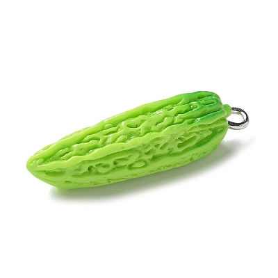 Resin Iron Pendants RESI-D280-10-1