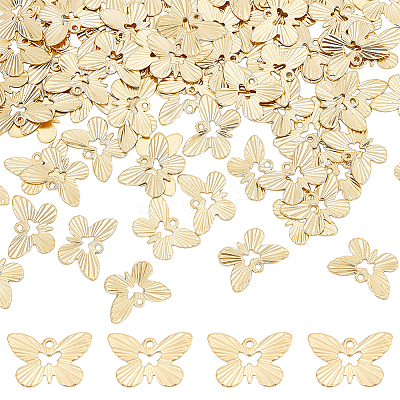 100Pcs Brass Pendants KK-DC0001-42-1
