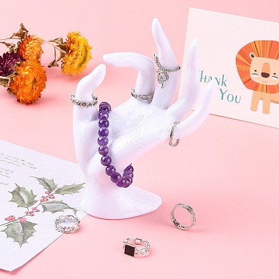 Plastic Ring Display Hand Model LS-DIY-I047-04B-1