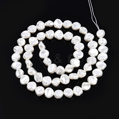 ABS Plastic Imitation Pearl Beads Strands KY-N015-14A-1