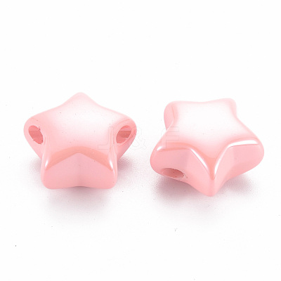 Opaque Acrylic Beads X-MACR-S372-02B-82-1