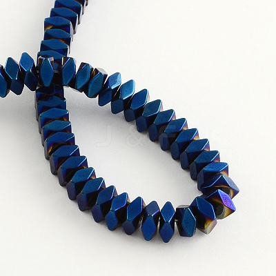 Electroplate Non-magnetic Synthetic Hematite Beads Strands G-R259-10F-1