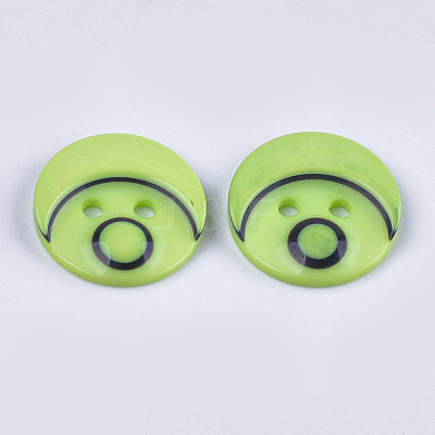 Resin Buttons BUTT-Q041-06A-06-1