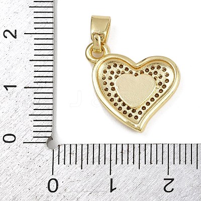 Brass Micro Pave Cubic Zirconia Enamel Pendants KK-Z123-19G-01-1