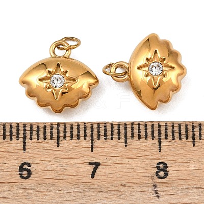 304 Stainless Steel Pendants STAS-H244-07G-1