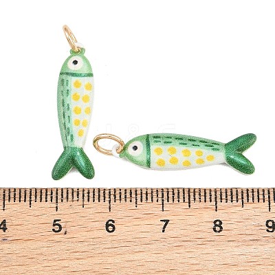 Printed Brass Pendants KK-CBA0A0E-01C-G-1