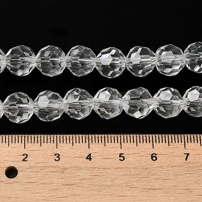 Transparent Glass Beads EGLA-A035-T10mm-D19-1